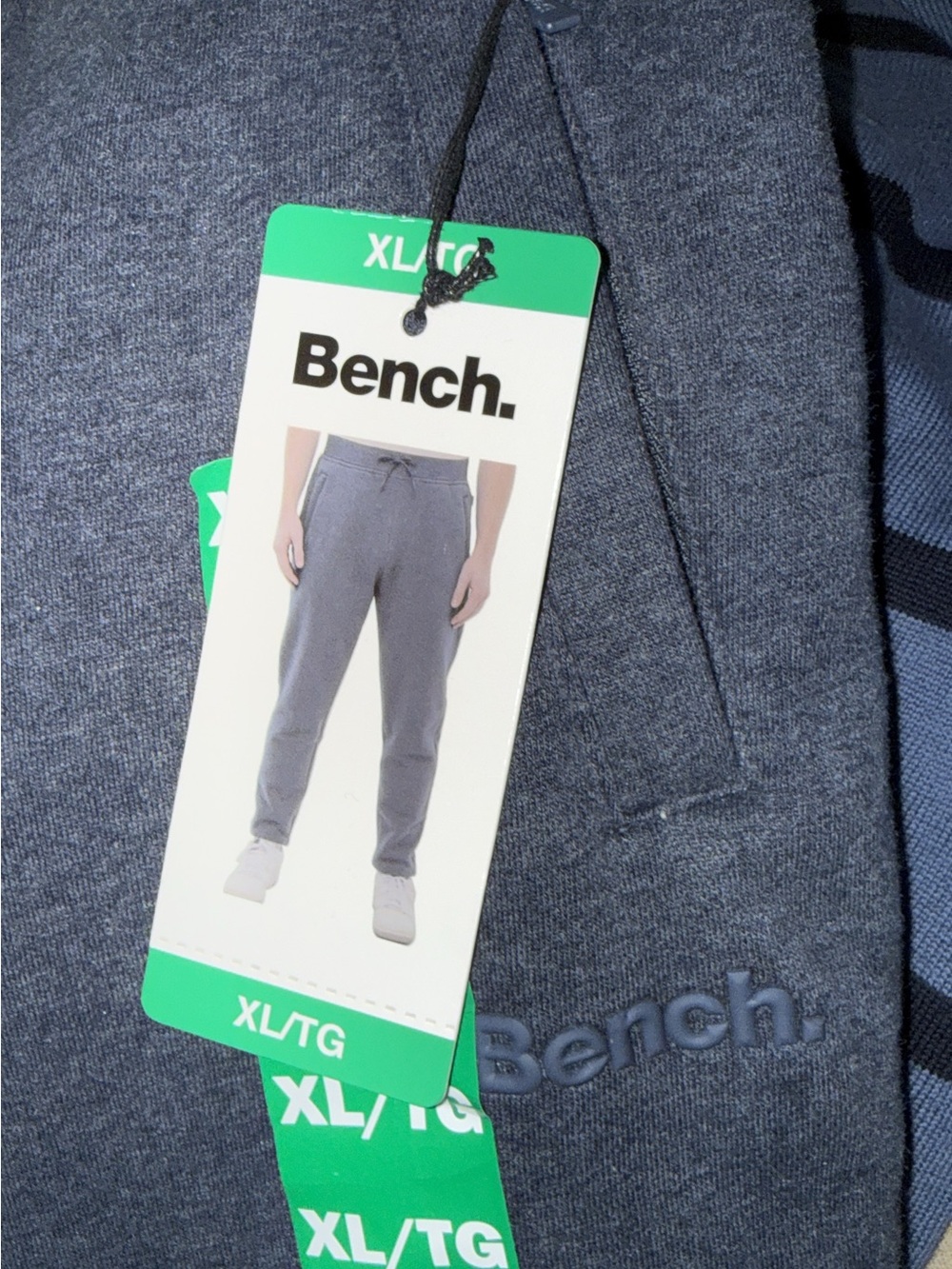 Bench Men's Heather Navy Jogger Pants